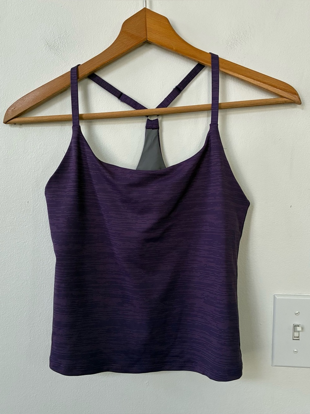 Outdoor Voices TechSweat Cami Tank Top in Purple